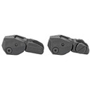 F.A.B. Defense Flip Up Front and Rear Sight Set FX-FRBSKIT, Fits Picatinny Rails, Polymer, Black FX-FRBSKIT