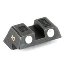 Glock OEM, Night Sight For Glock 42 & 43, 6.1mm Slim Rear, Black Finish, 3 Dot Style 33578