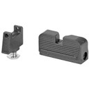 Taran Tactical Innovation Ultimate Fiber Optic Sight Set GSSF-004, Fits Glock RMR Cut Co-Witness Height, Black Finish GSSF-004