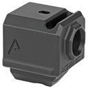 Agency Arms Gen3 Compensator 417S-G3-BLK, Features a single top venting port and a front sight hole