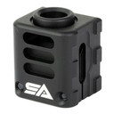 Sylvan Arms Compensator, 9MM, For GLOCK, Threaded 1/2x28, Anodized Finish, Black SAGC9