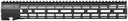 Aero Precision APRA538705A Atlas R-One Handguard 15 M-LOK, Black Anodized Aluminum, Full Length Pic Top, QD Sling Mounts, Mounting Hardware Included for M5/AR-10, Forend