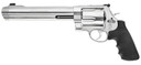 Smith & Wesson 163500 Model 500 500 S&W Mag Stainless Steel 8.38 in Barrel & 5rd Cylinder, Satin Stainless Steel X-Frame, Fixed Compensator, Internal Lock , Revolver