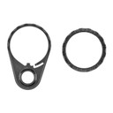 LanTac USA LLC RPS 01-UP-RPS, Castle Nut And End Plate, Black Nitride 01-UP-RPS