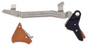 Timney Triggers ALPHAGLOCK5BRNZE Alpha Competition 9mm Luger/40 S&W/22 LR, Bronze Straight Trigger, Compatible w/Glock Gen5 & Glock 44