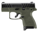 Beretta JAXN9278A1 APX A1 Carry Micro-Compact Frame 9mm Luger 8+1 3 Blued Steel Barrel, Black Serrated Steel Slide, OD Green Poly Frame, Poly Grip, Pistol