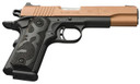 Browning 051987492 1911-380 Black Label Full Size Frame 380 ACP 8+1 4.25 Matte Stainless Steel Barrel, Copper Cerakote Serrated Stainless Steel Slide, Matte Black Aluminum/Composite Frame, Black Poly Grip, Pistol