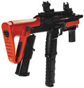 Byrna Technologies TK68401ORN TCR Basic Kit CO2 7rd/12rd, Black Rec, Orange Adj Stock, Flip-Up Sights, Air Rifle