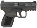 Canik HG7620N Mete MC9 9mm Luger 12+1/15+1 3.18 Black Steel Barrel, Matte Black Tenifer Cerakote Optic Ready/Serrated Slide, Black Poly Frame w/Pic Rail, Black Poly Grips, Pistol