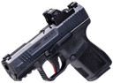 Canik HG7620VN Mete MC9 9mm Luger 15+1, 3.18 Black Steel Barrel, Black Tenifer Cerakote Optic Ready/Serrated Steel Slide, Black Poly Frame w/Pic Rail, MeCanik M01 Red Dot, Pistol