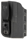 DeSantis Gunhide 137KJ2WZ0 Slim-Tuk IWB Black Kydex Belt Clip Fits Springfield Hellcat Pro Belt 1.75 Wide Ambi, Holster