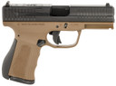 FMK FMKG49BB G3 9mm Luger 14+1 4 Stainless Steel Barrel, Black Optic Cut/Serrated Carbon Steel Slide, Burnt Bronze Poly Frame w/Pic Rail, Black Backstrap Grip, Pistol