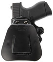 Galco SM2266RB Speed Master 2.0 OWB Black Leather Paddle Fits Kimber/Springfield 1911 4, Colt/SW1911SC/Para USA 4 1/4 Right Hand, Holster