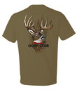 Hornady Gear 31362 Big Buck Coyote Brown, Cotton Short Sleeve, Semi-Fitted, Medium, Graphic Tee