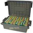 MTM Case-Gard ACR418 Ammo Crate Utility Box 12 Gauge Army Green Polypropylene