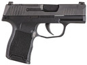 Sig Sauer 365380BSSMSMA P365 *MA Compliant Micro-Compact 380 10+1, 3.10 Black Steel Barrel, Black Nitron Optic Ready/Serrated Slide, Black Nitron Stainless Steel Frame w/Pic Rail, Black Poly Grip, Pistol