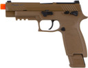 Sig Sauer Airguns AIRPFM17 Proforce M17 Air Soft CO2 6mm 21+1 Steel Construction w/Full Blow-Back Action, Optic Ready Slide w/Removable Rear Sight Plate, Manual Safety, Slide Catch & Take Down Levers, Coyote Finish