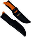 AccuSharp 731C Caping Fixed Caping 3.50 Stainless Steel Blade/Blaze Orange Ergonomic Anti-Slip Handle, Knife