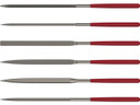 Birchwood Casey GSFS Gunsmithing File Set Red/Silver Carbon Steel 5.50" Long