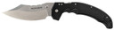 Cold Steel CSFL60DPLM Mayhem 6 Fold Clip Point Modified Cleaver Plain Satin AUS-10A SS Blade/7.20 Black Contoured G10 Handle Includes Pocket Clip, Knife