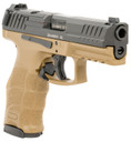 Heckler & Koch 81000608 VP9B Full Size 9mm Luger 17+1, 4.09 Polygonal Rifled Barrel, Flat Dark Earth Cerakote Night Sights/Optic Ready/Serrated Slide, Flat Dark Earth Poly Frame w/Pic Rail, Paddle Mag Release, Ambi, Pistol