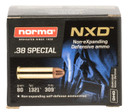 Norma Ammunition 611240020 Self Defense NXD 38Special 38gr 20 Per Box/10 Case, Centerfire Handgun Ammo