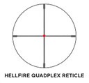 Sig Sauer Electro-Optics SOW43002 Whiskey4 SFP Exposed Zero Stop Black 3-12x44mm 30mm Tube Illuminated BDC-1 Hellfire Reticle, Rifle Scope