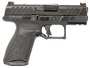 Beretta JAXA1C910FO APX A1 Compact Frame 9mm Luger 10+1 3.70 Black Steel Barrel, Black Optic Ready Serrated Steel Slide, Black Poly Frame w/Pic Rail, Black Interchangeable Backstrap Grip, Ambi, Pistol