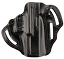 DeSantis Gunhide 002BB0XZ0 Speed Scabbard OWB Black Leather Belt Slide Fits 4.50 Barrel Left Hand, Holster