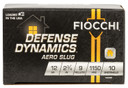 Fiocchi 12LE9P Defense Dynamics Low Recoil 12Gauge 2.75 1Buck Shot 10 Per Box/25 Case, Shotshell Buckshot Loads