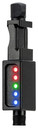 Mdt Sporting Goods Inc 107202BLK LRA Send iT Electronic Level Picatinny Rail Attachment, Black Aluminum, 5 Color LEDs, Adj. Brightness, Weather Resistant