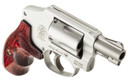 Smith & Wesson 163808 Model 642 Ladysmith 38 S&W Spl +P 5 Shot 1.88 in Stainless Steel Barrel/Cylinder, Matte Silver Aluminum Alloy J-Frame, Wood Grip, Snag-free Enclosed Hammer, Internal Lock , Revolver