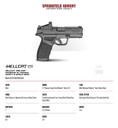 Springfield Armory HCP9379BOSPMSSMSC Hellcat Pro OSP w/Shield SMSC Compact 9mm Luger 15+1/17+1 3.70 Black Melonite Steel Barrel & Optic Ready/Serrated Slide, Poly Frame w/Pic Rail, Adaptive Textured Grip, Shield SMSc Red Dot, Pistol