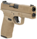 Springfield Armory HCP9379FOSPCTLC Hellcat Pro OSP Compact Frame 9mm Luger 10+1 3.70 Black Melonite Barrel, Flat Dark Earth Cerakote Optic Ready/Serrated Steel Slide & Frame w/Pic Rail, FDE Poly Grip Crimson Trace CTS-1500, Ambi, Pistol