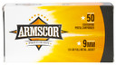 Armscor FAC94 Precision 9mm Luger 124 gr Full Metal Jacket (FMJ) 50 Per Box/ 20 Cs