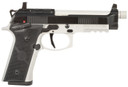 Beretta J92XFMSA20TB 92XI SAO Tactical Full Size Frame 9mm Luger 10+1, 5.10 Black Steel Threaded Barrel, Black Bruniton Serrated Steel Slide, Satin Steel Frame w/Beavertail & Pic Rail, Ambi, Pistol