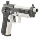 Beretta J92XFMSA20TB 92XI SAO Tactical Full Size Frame 9mm Luger 10+1, 5.10 Black Steel Threaded Barrel, Black Bruniton Serrated Steel Slide, Satin Steel Frame w/Beavertail & Pic Rail, Ambi, Pistol