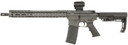 Black Rain Ordnance BRO3081404OPT Spec15 Billet 5.56x45mm NATO 30+1 16 in, Smoke Gray, 15 in Slim Handguard, Black MFT Minimalist Stock & A2 Grip, Burris Fastfire RD Red Dot