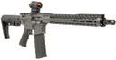 Black Rain Ordnance BRO3081404OPT Spec15 Billet 5.56x45mm NATO 30+1 16 in, Smoke Gray, 15 in Slim Handguard, Black MFT Minimalist Stock & A2 Grip, Burris Fastfire RD Red Dot