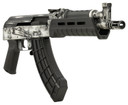 Century HG7673N Draco 7.62x39mm 30+1 6.25 Black Threaded Barrel, Black Magpul AK Handguard, Distressed White Cerakote Steel Receiver, Black Poly Grip, Right Hand, Tactical Pistol