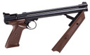 Crosman P1377BR American Classic Pump Pistol Pump 177 1rd Brown Poly Grips, Air Gun