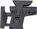 FAB Defense FXRAPSCB RAPS Rapid Adjustment Precision Stock-Collapsible Fits Mil-Spec/Commercial Buffer Tubes Integrated Cheek-Rest & Adj LOP Ambi 1Latch System Black Poly, Stock