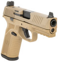 FN 66101382 510 MRD Full Size 10mm Auto 10+1, 4.10 Black Target Crown Steel Barrel, Flat Dark Earth PVD Optic Cut/Serrated Steel Slide & Poly Frame w/Pic Rail, Ambi, Pistol