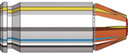 Hornady 90926 Critical Duty 45ACP+P 220gr Hornady FlexLock 20 Per Box/10 Case, Centerfire Handgun Ammo