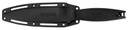 Kershaw 4007 Secret Agent 4.40 Fixed Spear Point Plain Black Oxide 8Cr13MoV SS Blade Black Glass-Filled Nylon Handle Includes Sheath, Knife