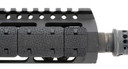 Magpul MAG1365BLK Rail Covers Type 2 Half Slot for M-LOK, Black Aggressive Textured Polymer