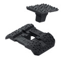 Magpul MAG1365BLK Rail Covers Type 2 Half Slot for M-LOK, Black Aggressive Textured Polymer
