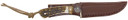 Remington Accessories 15655 Guide Jr. 6.50 Fixed Skinner Stainless Steel Blade, Stag Bone Handle w/Remington Shield, Nickle Silver Bolsters, Includes Sheath, Knife