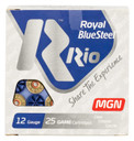 Rio Ammunition RBSM32BB Royal BlueSteel Magnum 12Gauge 3 1 1/8oz BBShot 25 Per Box/10 Case, Shotshell Steel Loads