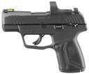 Ruger 3515 Max-9 w/ReadyDot Sight Compact 9mm Luger 10+1/ 12+1 3.20 Black Oxide Steel Barrel & Serrated Slide, Black Poly Frame, Black Nylon Grips Features ReadyDot Micro Reflex Sight, Pistol